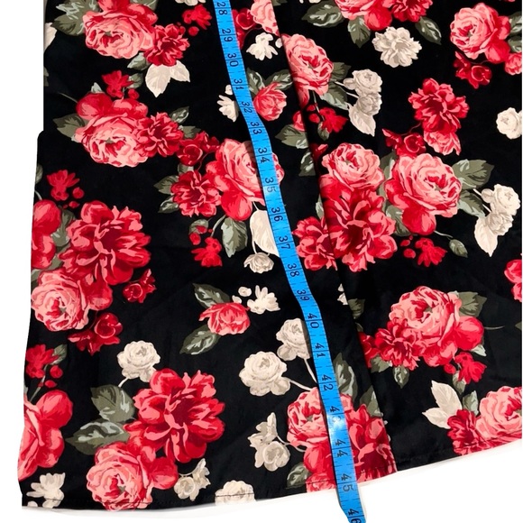 Torrid Black and Pink Floral Dress - Picture 7 of 16